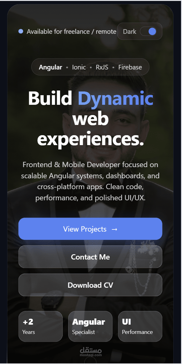 Personal Portfolio Website – Developer Portfolio
