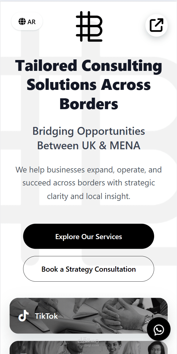 Modern Landing Page – Marketing Website