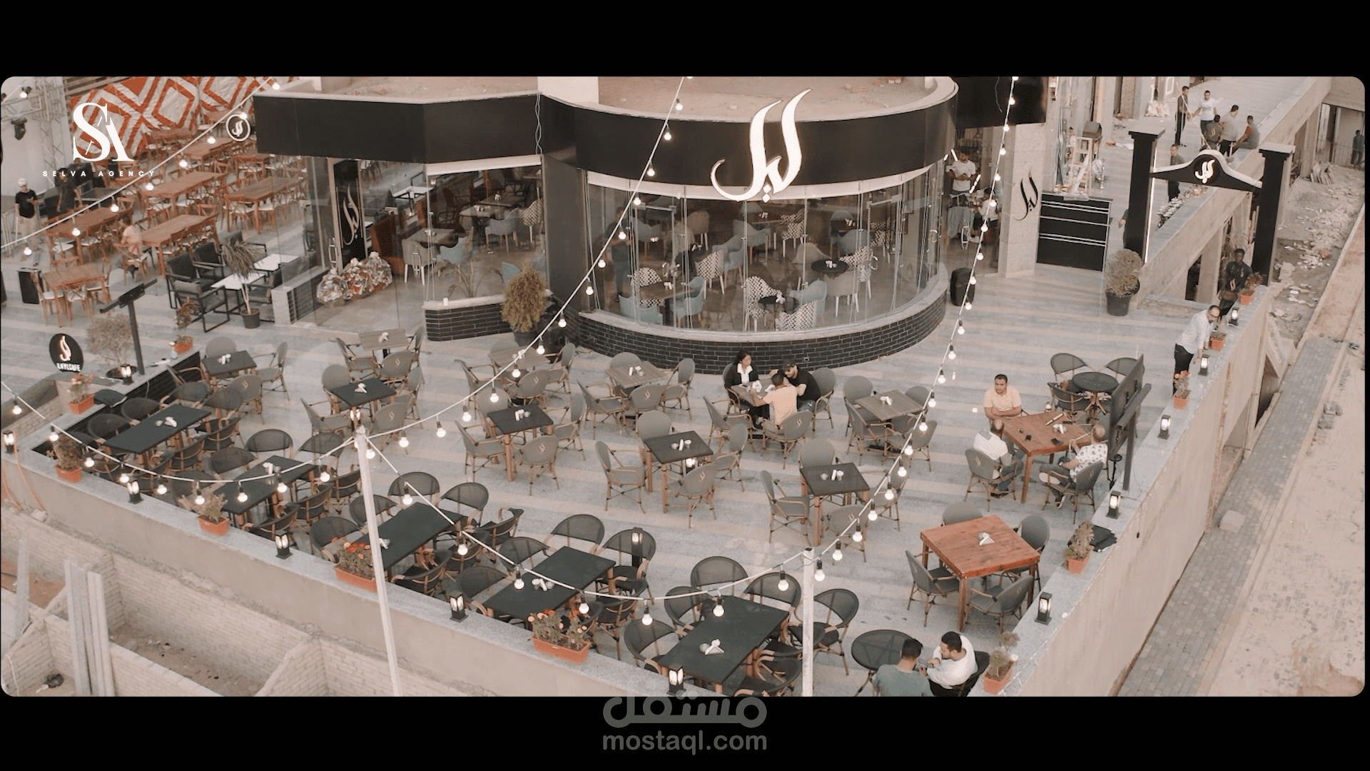 مونتاج فيديو افتتاح كافية ليل