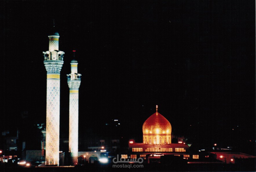 الإنارة التزيينية لمقام السيدة زينب بريف دمشق