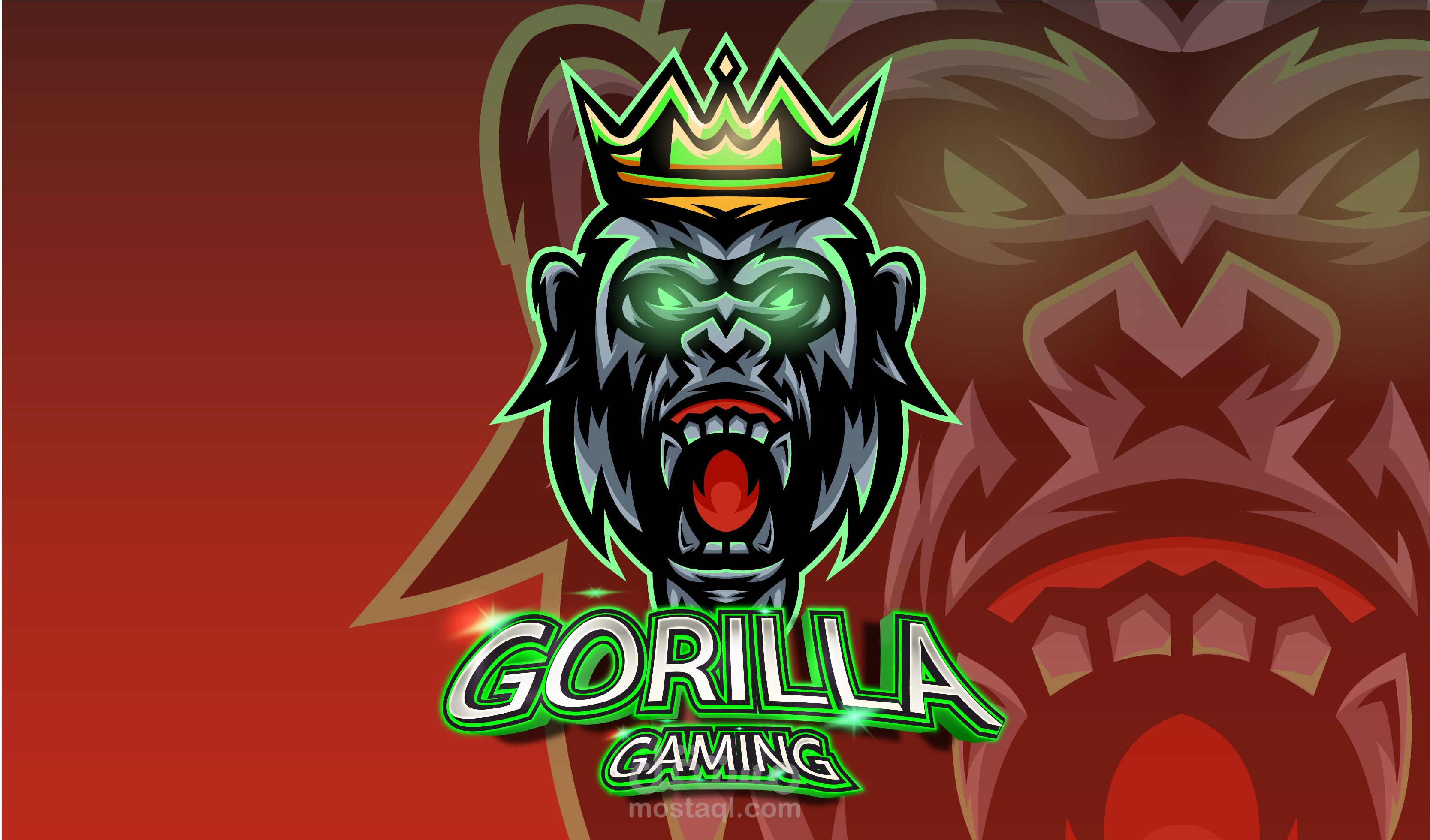 Gorilla Gaming Mascot & Esport Logo Design
