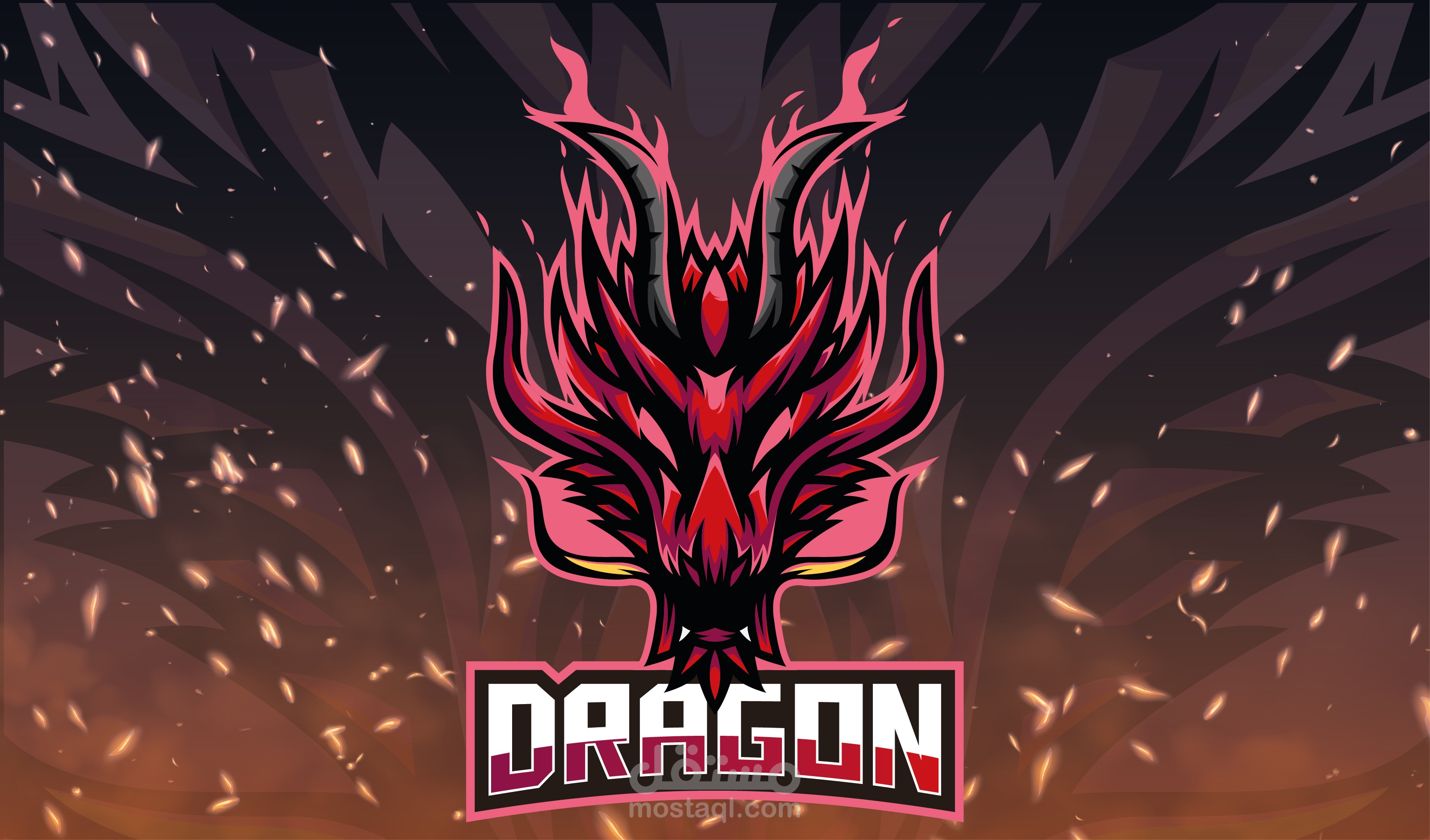 Dragon Esport Gaming Logo
