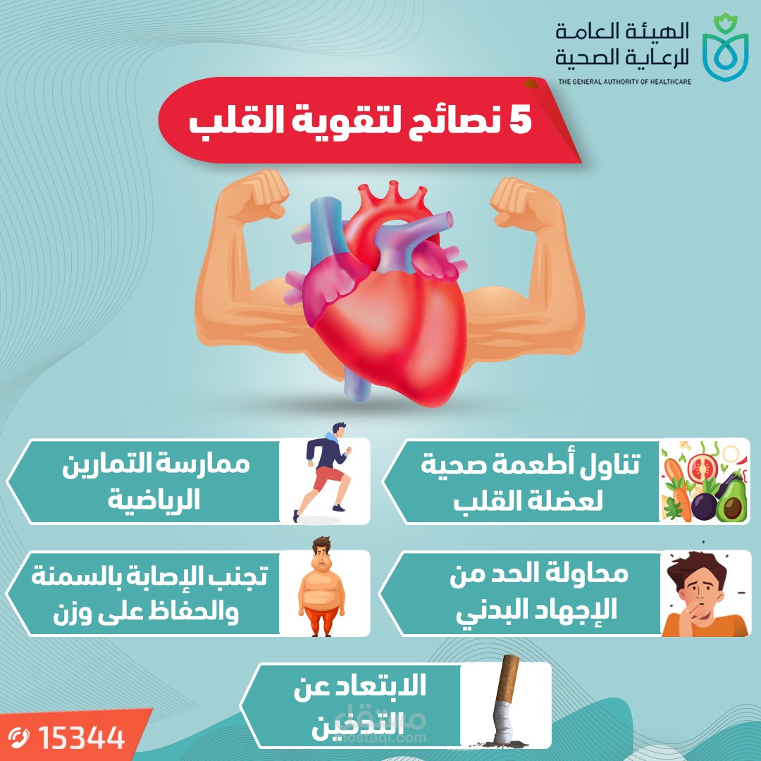 تصميم بوستات سوشيال ميديا توعوية للهيئة العامة للرعاية الصحية المصرية