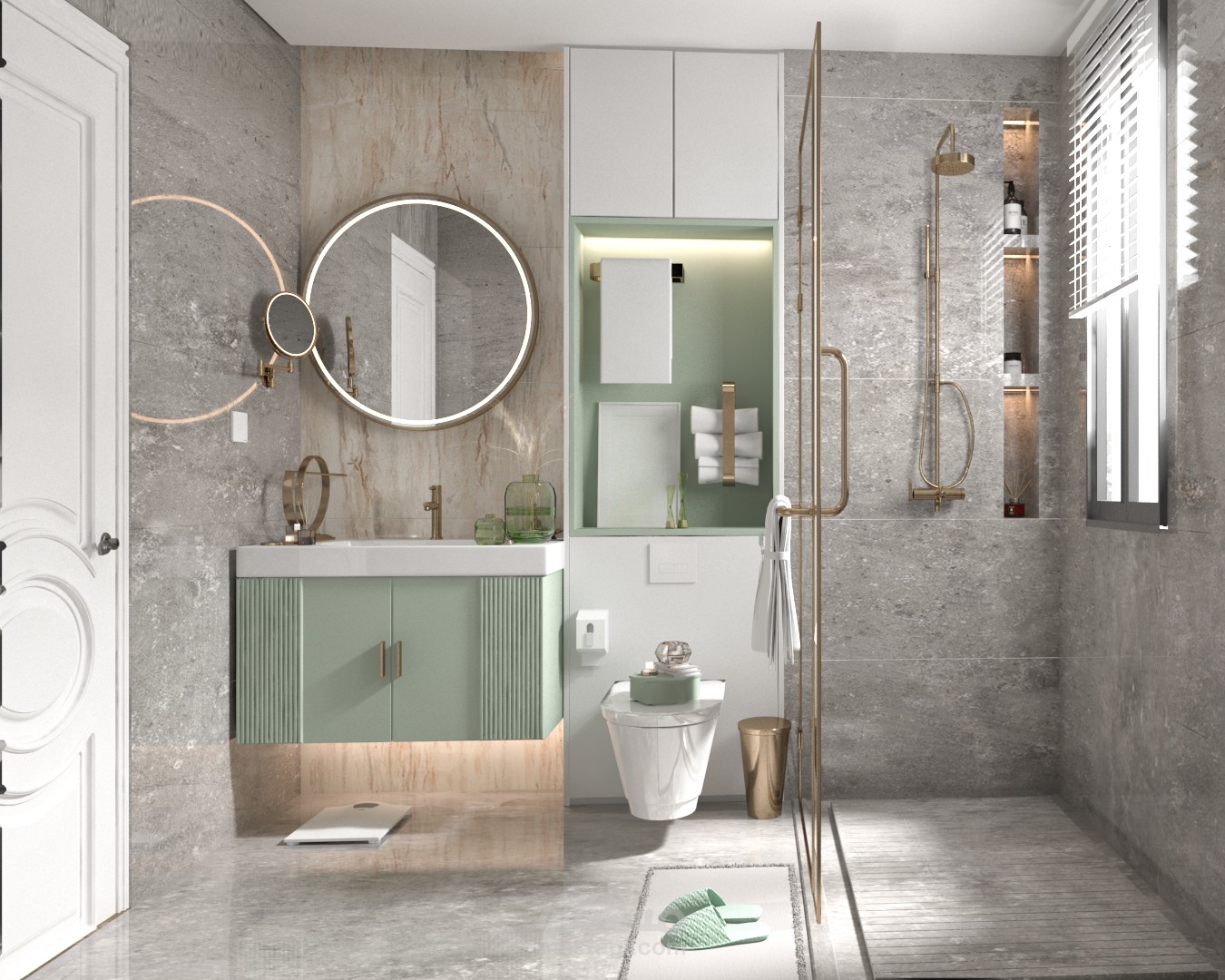 تصميم حمام ماستر