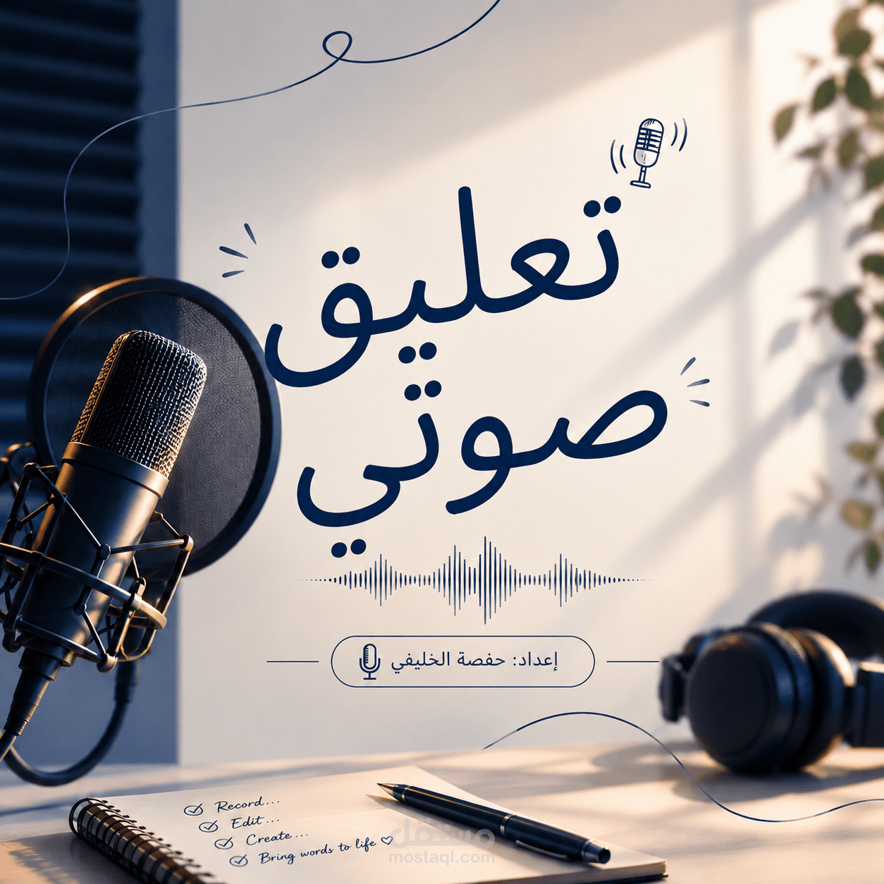 تعليق صوتي باللغة العربية