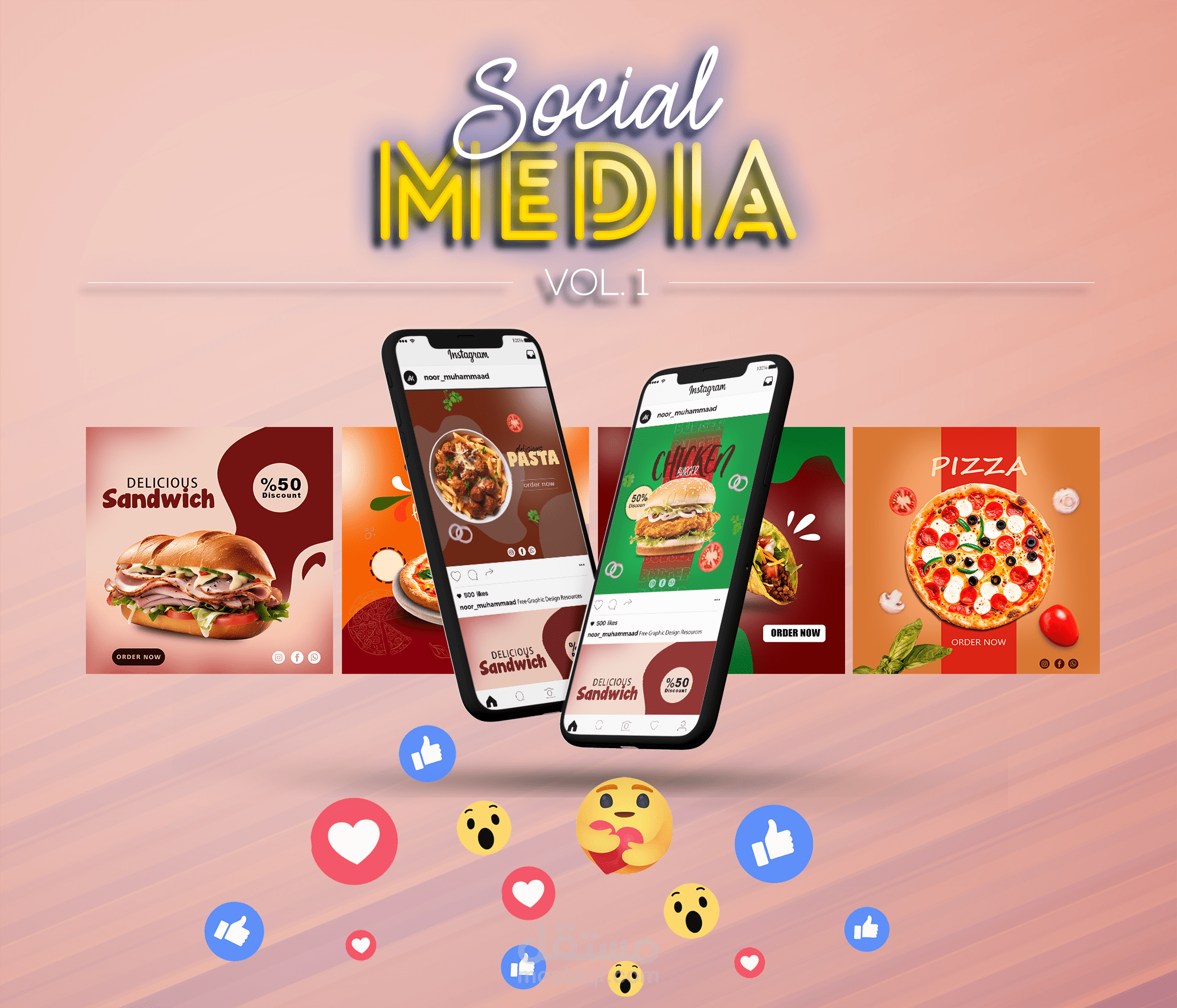 تصاميم سوشال ميديا مميزة تناسب هويتك التجارية