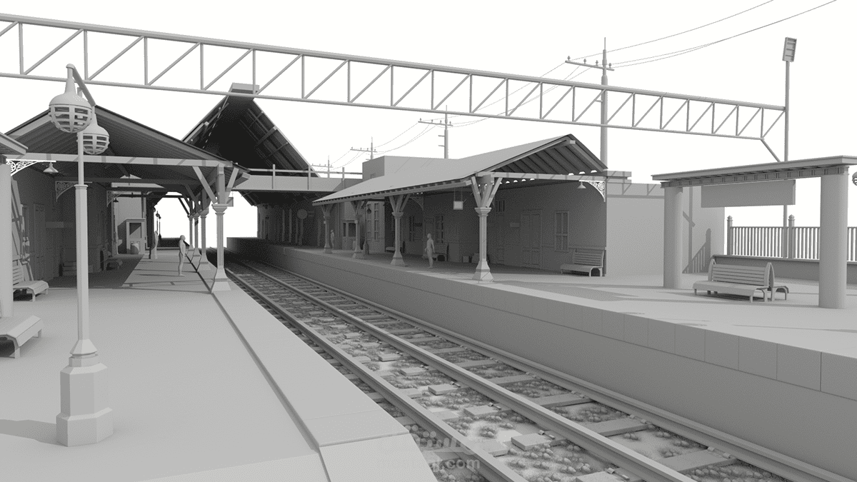 محطة قطار لفيم كرتون