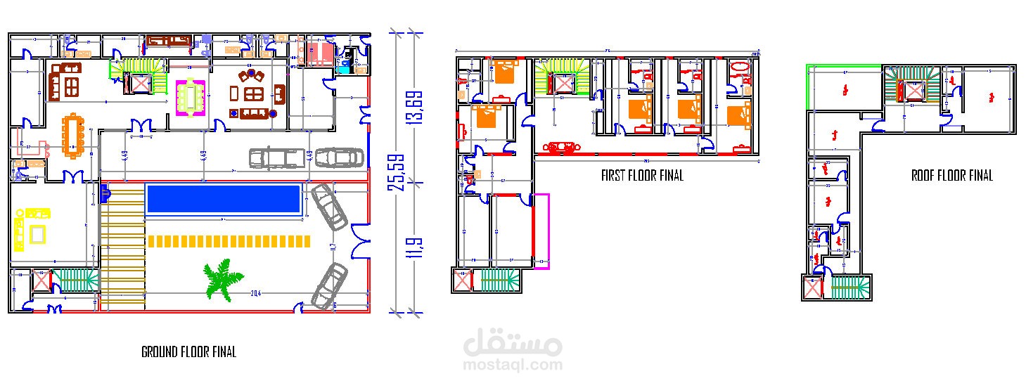 تصميم معماري فلل