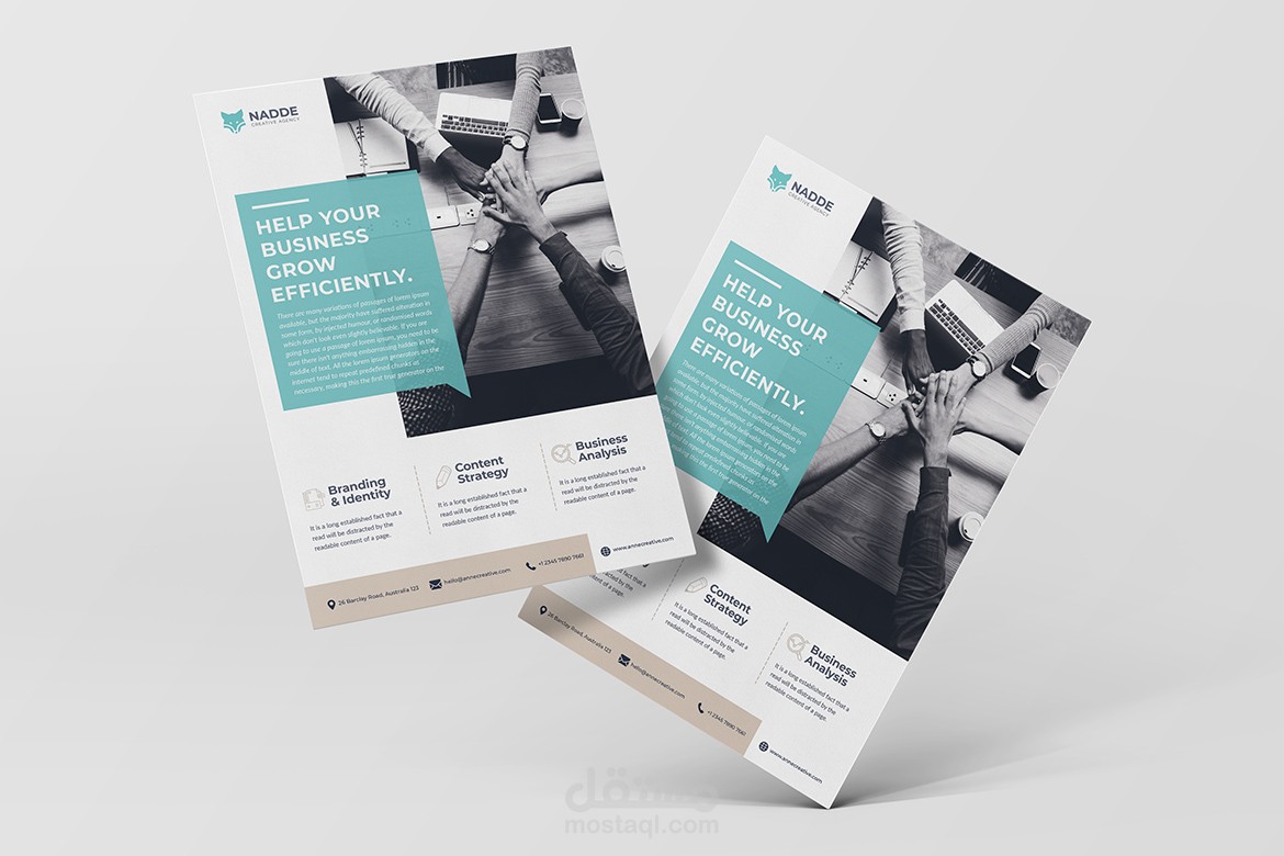 تصميم فلاير احترافي