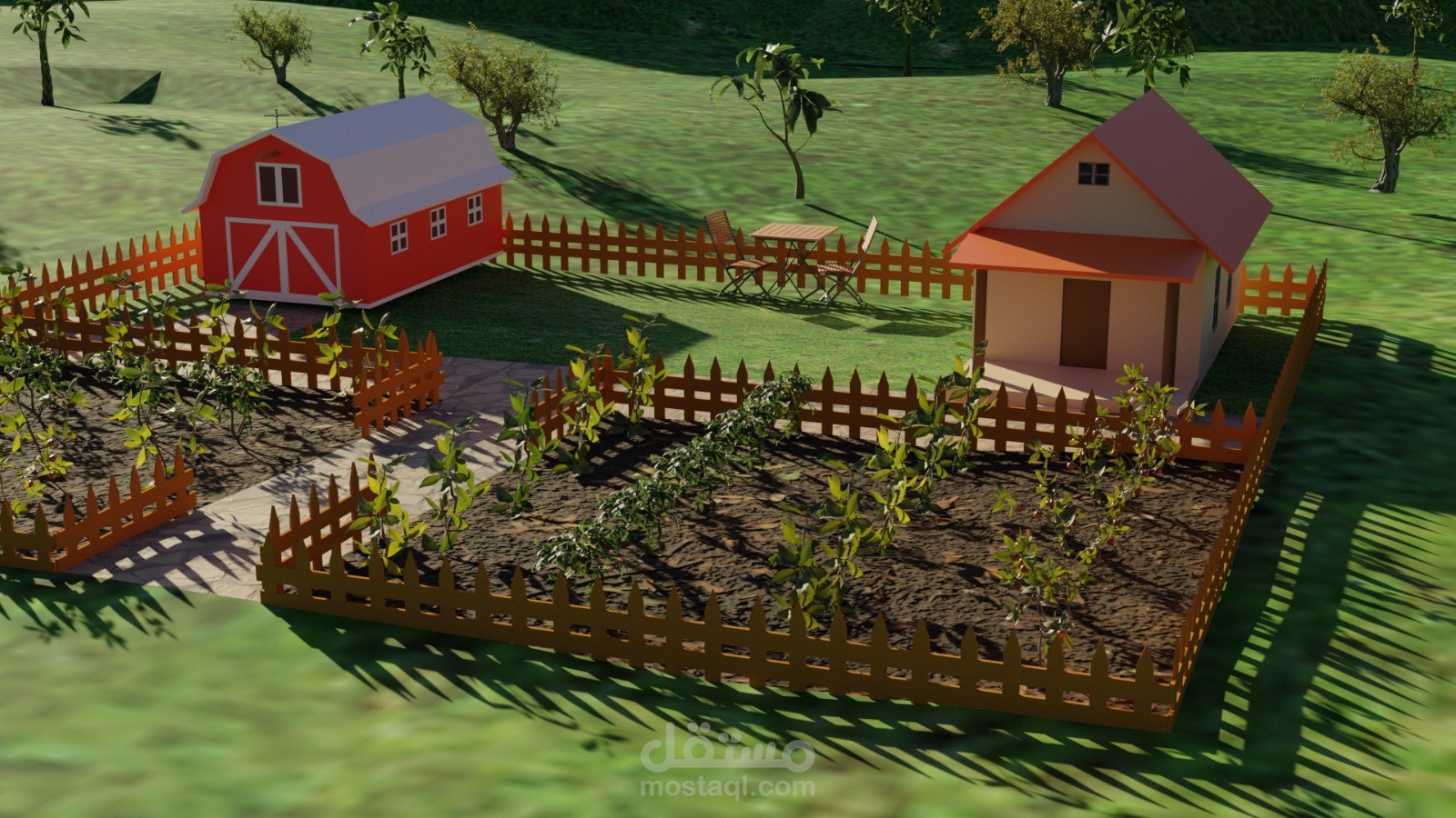 تصميم بيئة لعبة