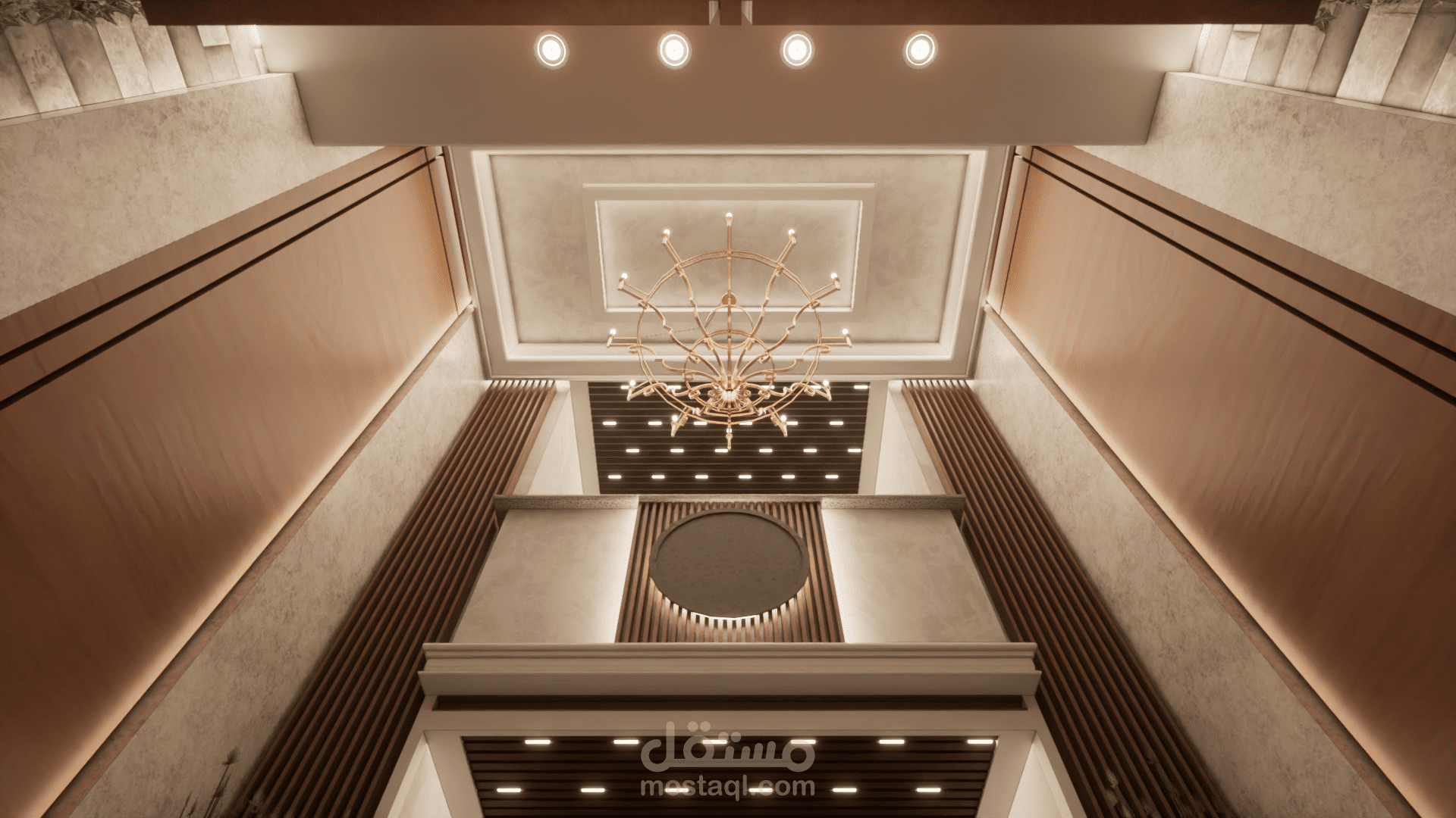 تصميم مدخل بناية - مودرن