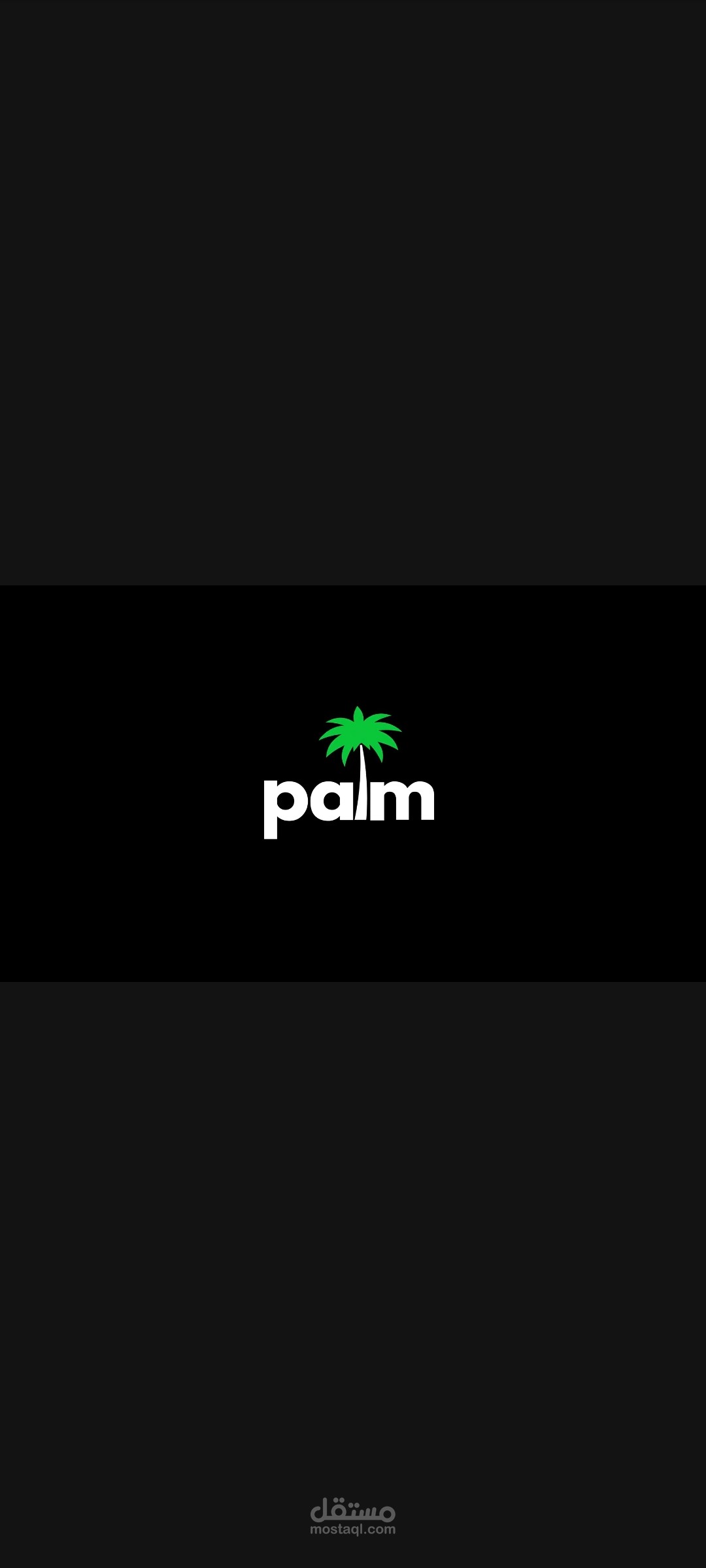 Palm logo intro