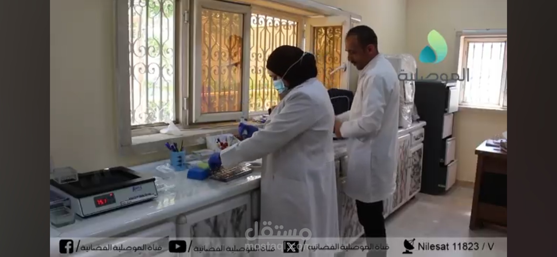 تقرير تلفزيوني عن المستشفى البيطري بمحافظة نينوى