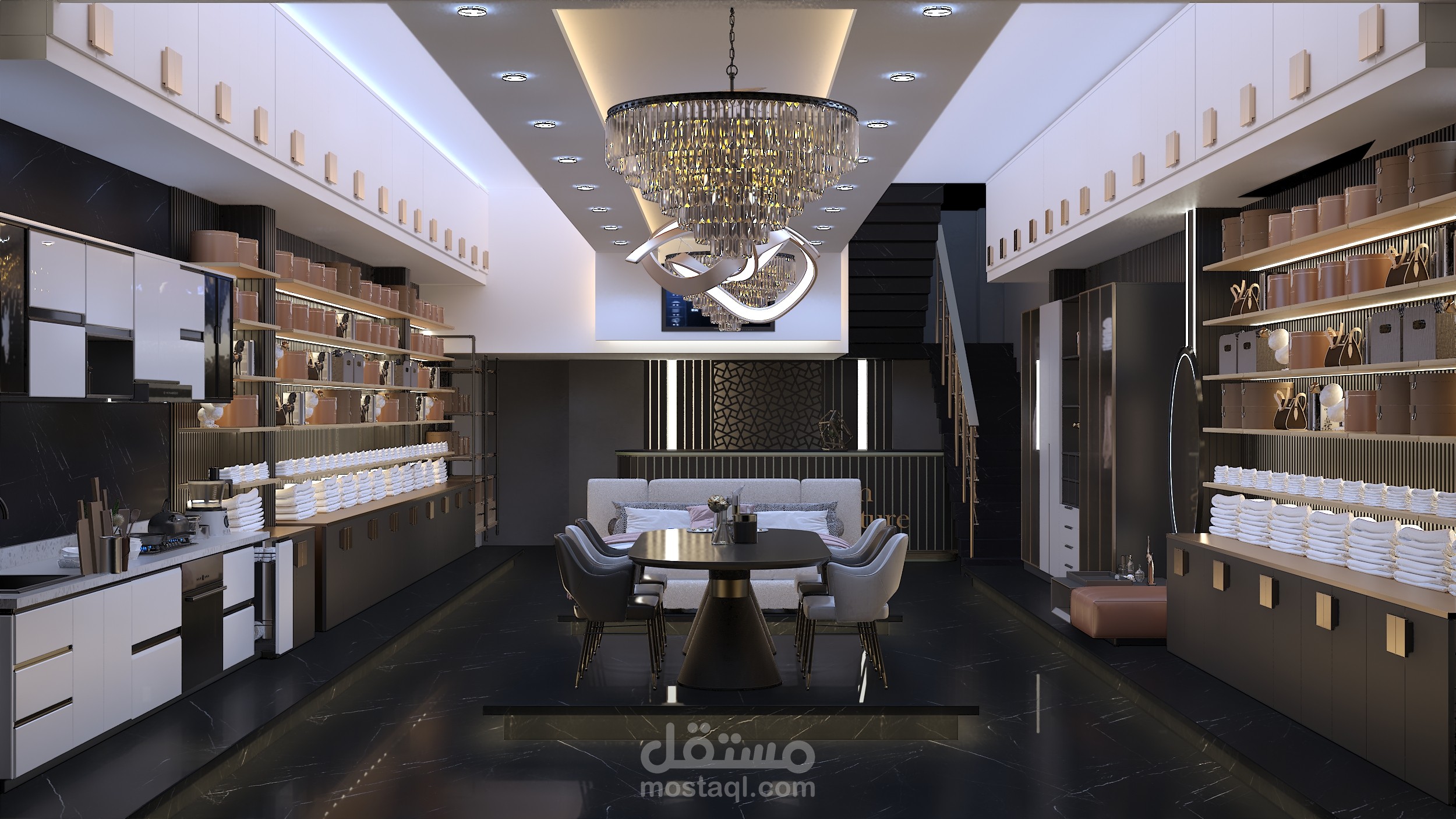 تصميم منفذ تجاري للاثاث المنزلي