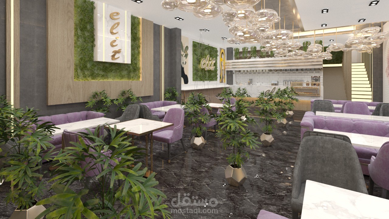 تصميم كافيه eliet