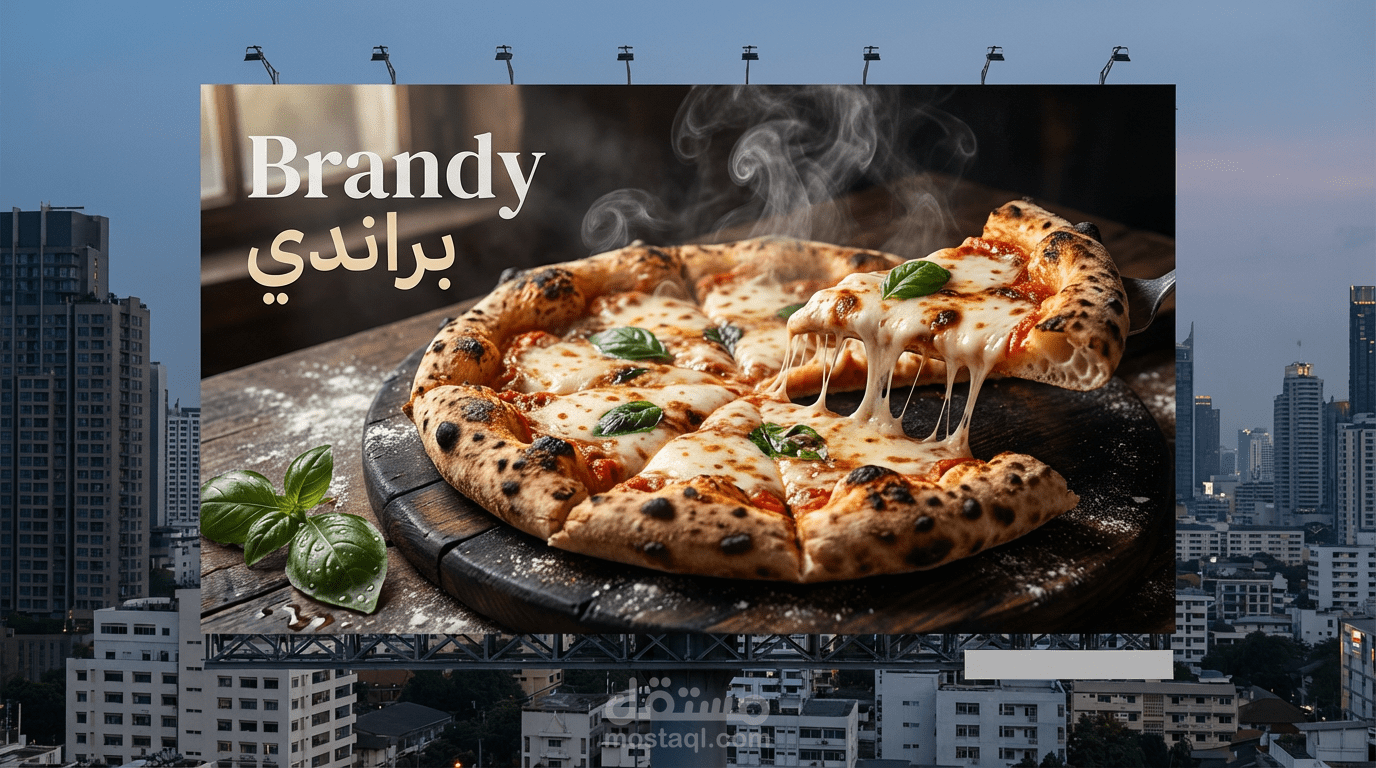 تصميم بنر إعلاني (Outdoor) بواقعية مذهلة وتأثير 3D يخطف الأنظار