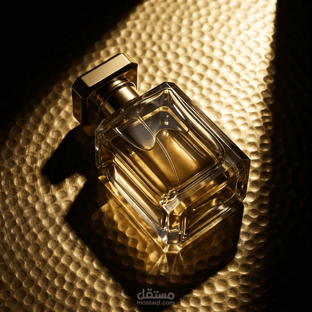 تصاميم بصرية فاخرة لعلامات العطور  Minimal & Luxury