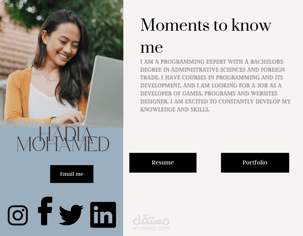 Moments to know me
