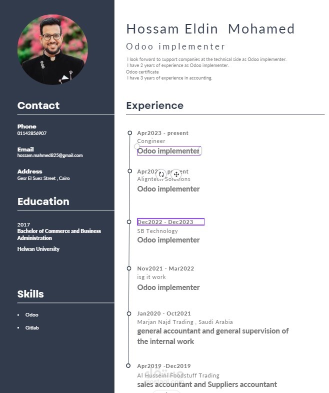 Odoo implementer