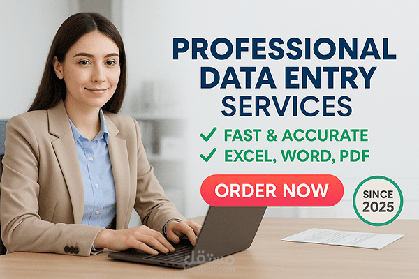 Professional Data Entry – Excel Ledger & Company Statement