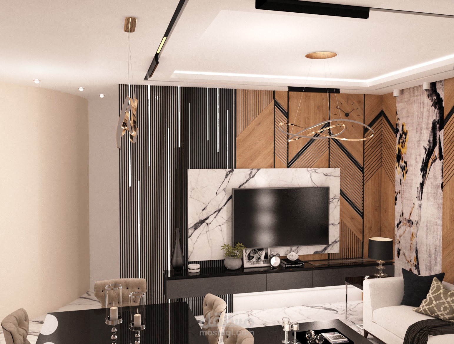 تصميم رسيبشن مودرن