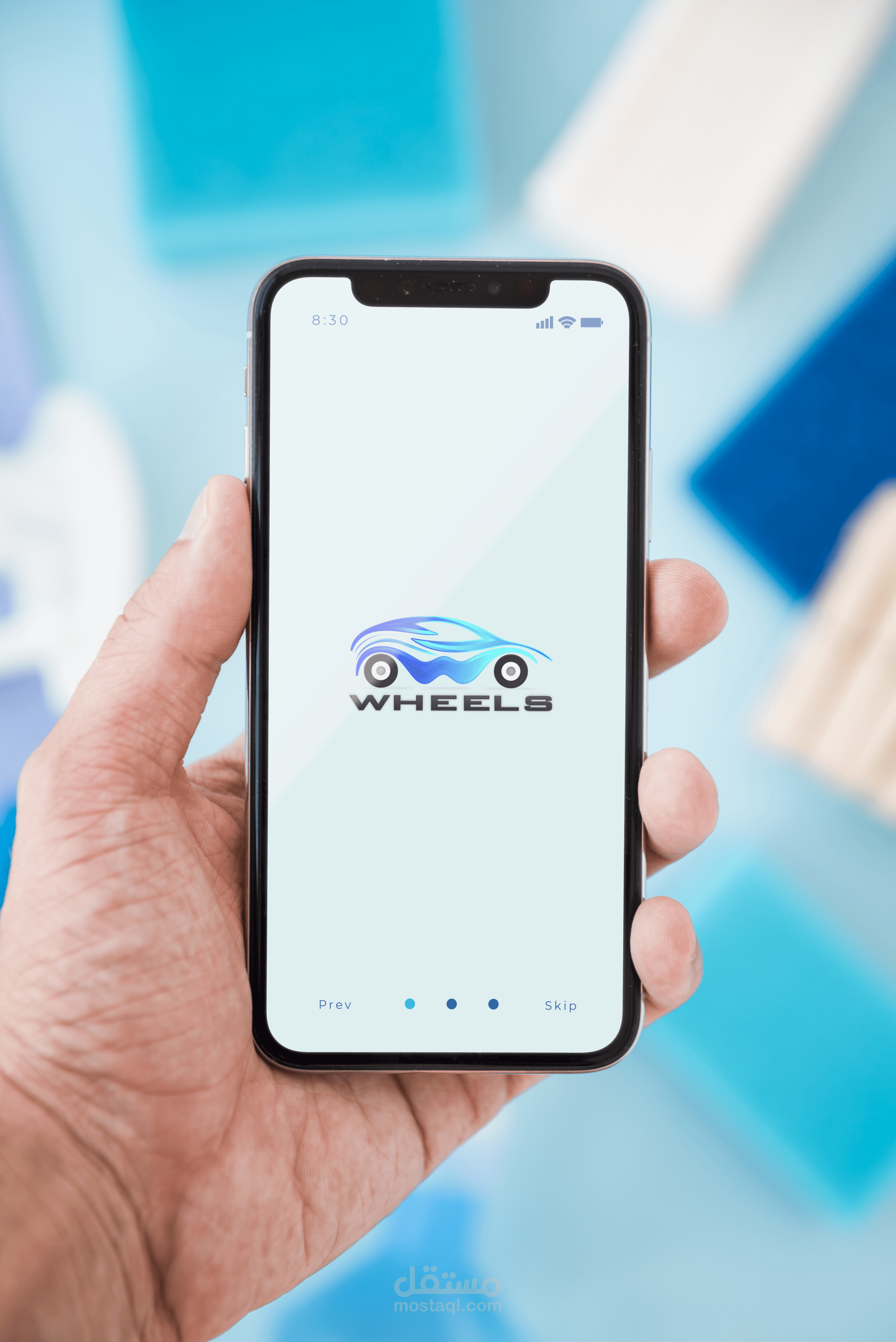 شعار تطبيق UAE Wheels