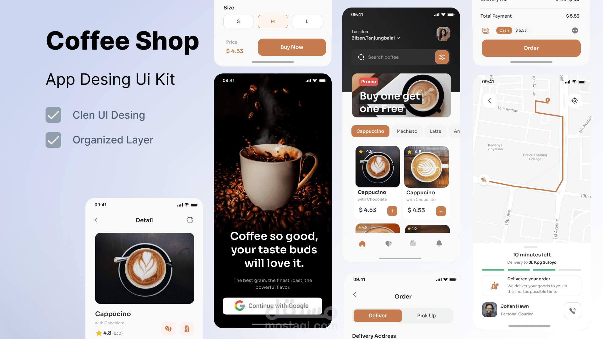 تطبيق Coffee App – متجر القهوة بتصميم عصري باستخدام Flutter
