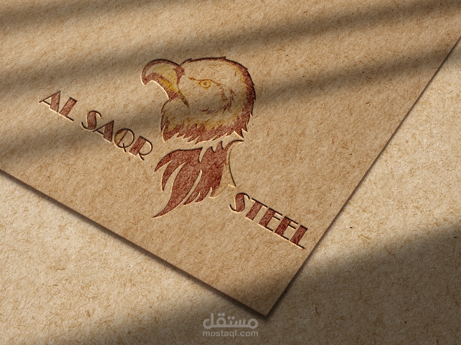 شعار لشركه "AL SAQR STEEL "