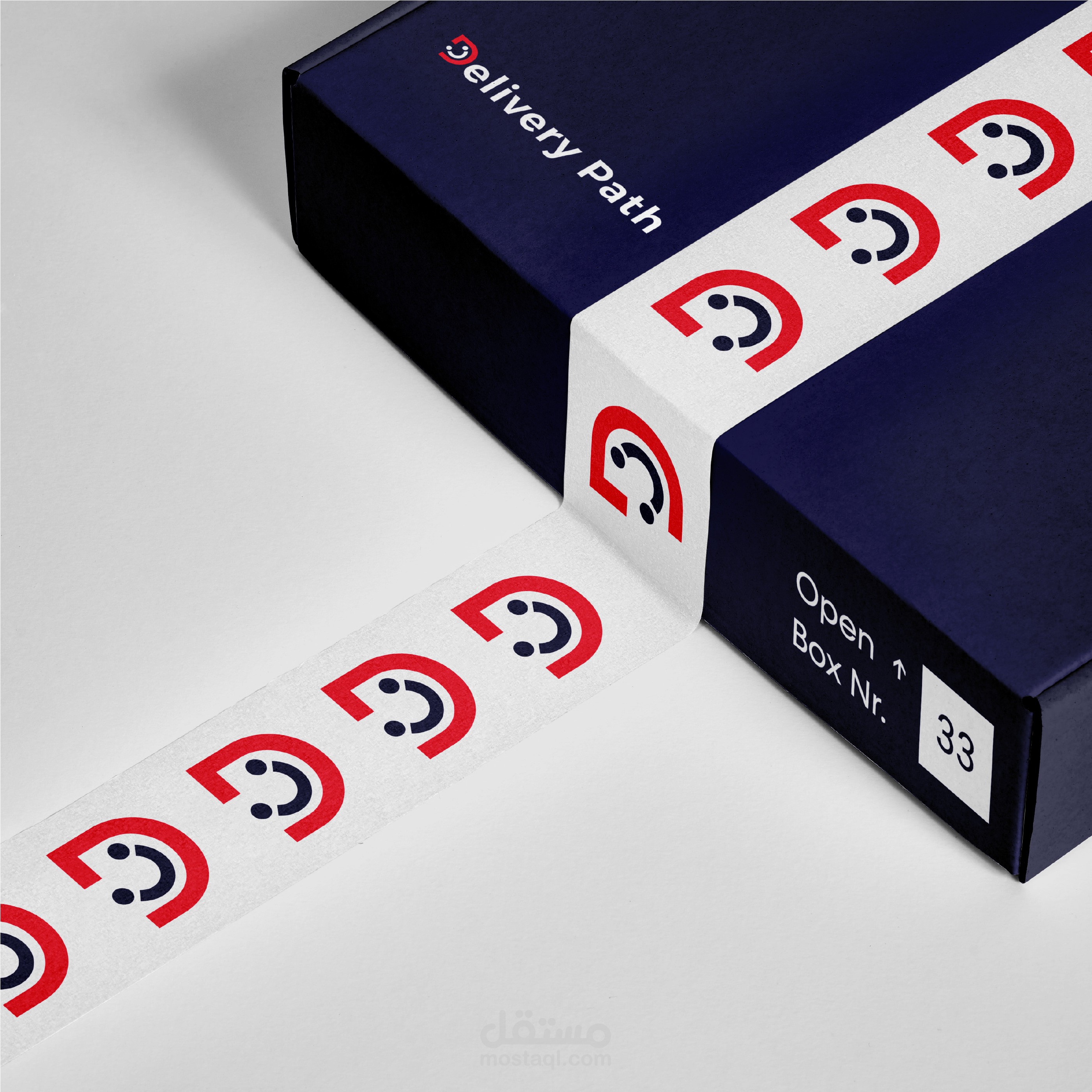 تصميم هوية بصرية لشركة خدمات لوجيستية