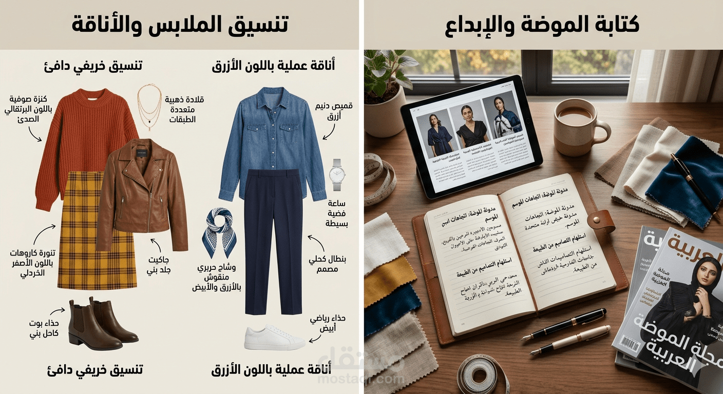 كاتبة محتوى إبداعي وقصصي ومتخصصة في استشارات الموضة والأناقة