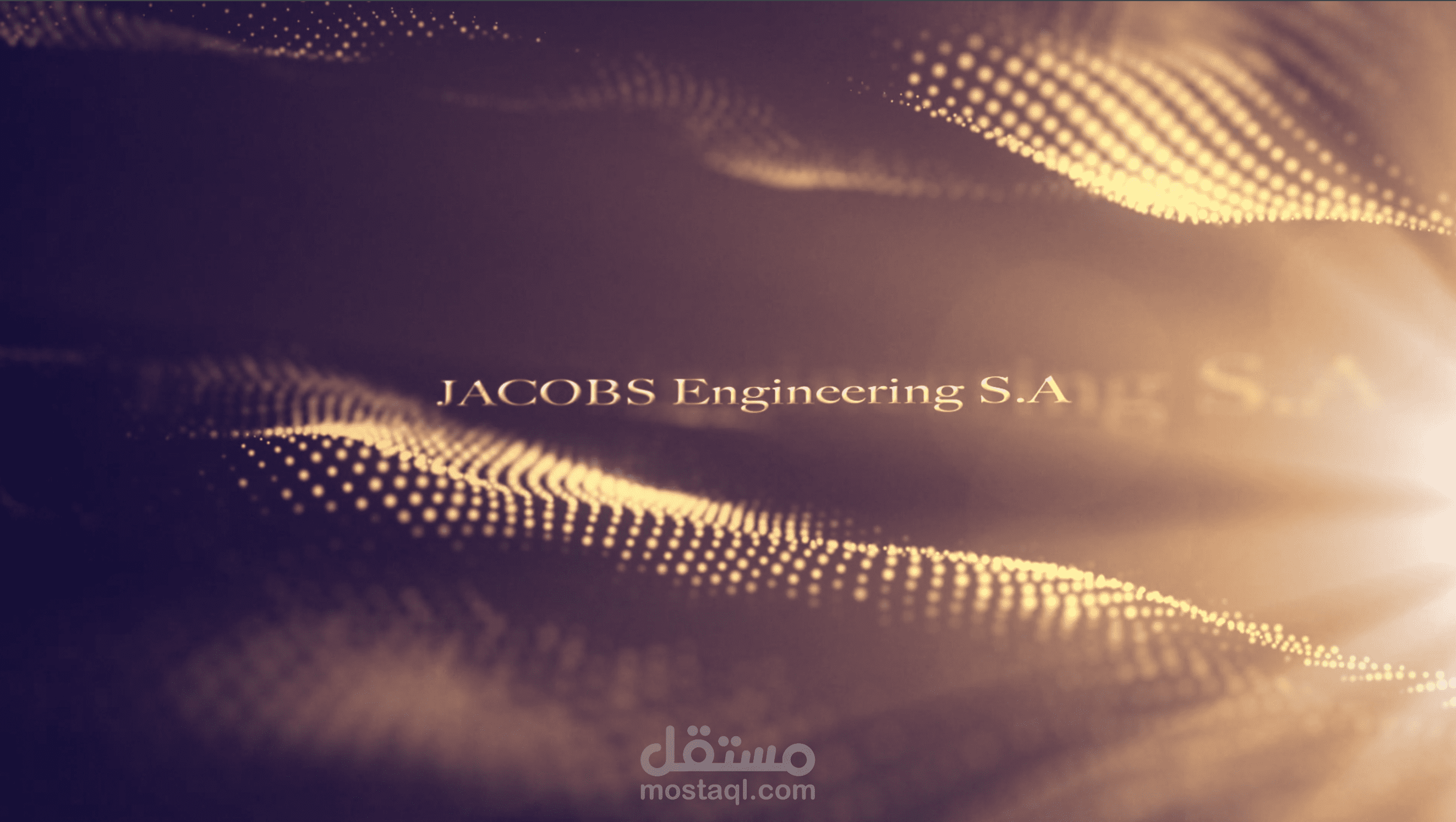 فديو اعلاني لحضور الحفل لشركة Jacobs