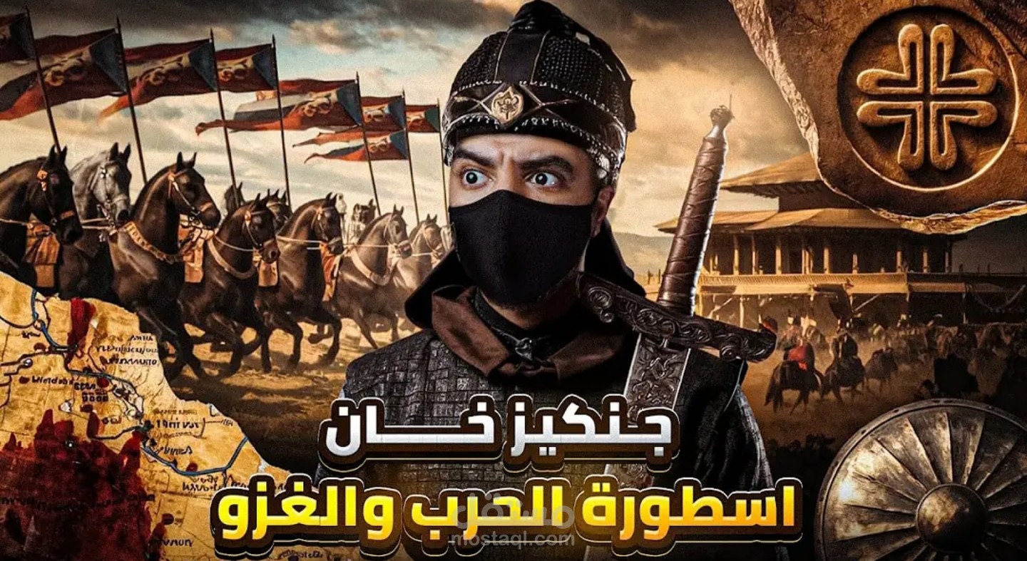 سكربت محتوى فيديو يوتيوب بعنوان جنكيز خان اسطورة الحرب والغزو