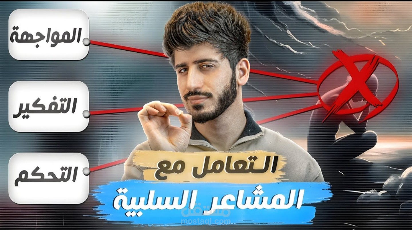 سكربت محتوى فيديو يوتيوب بعنوان التغلب على المشاعر السلبية