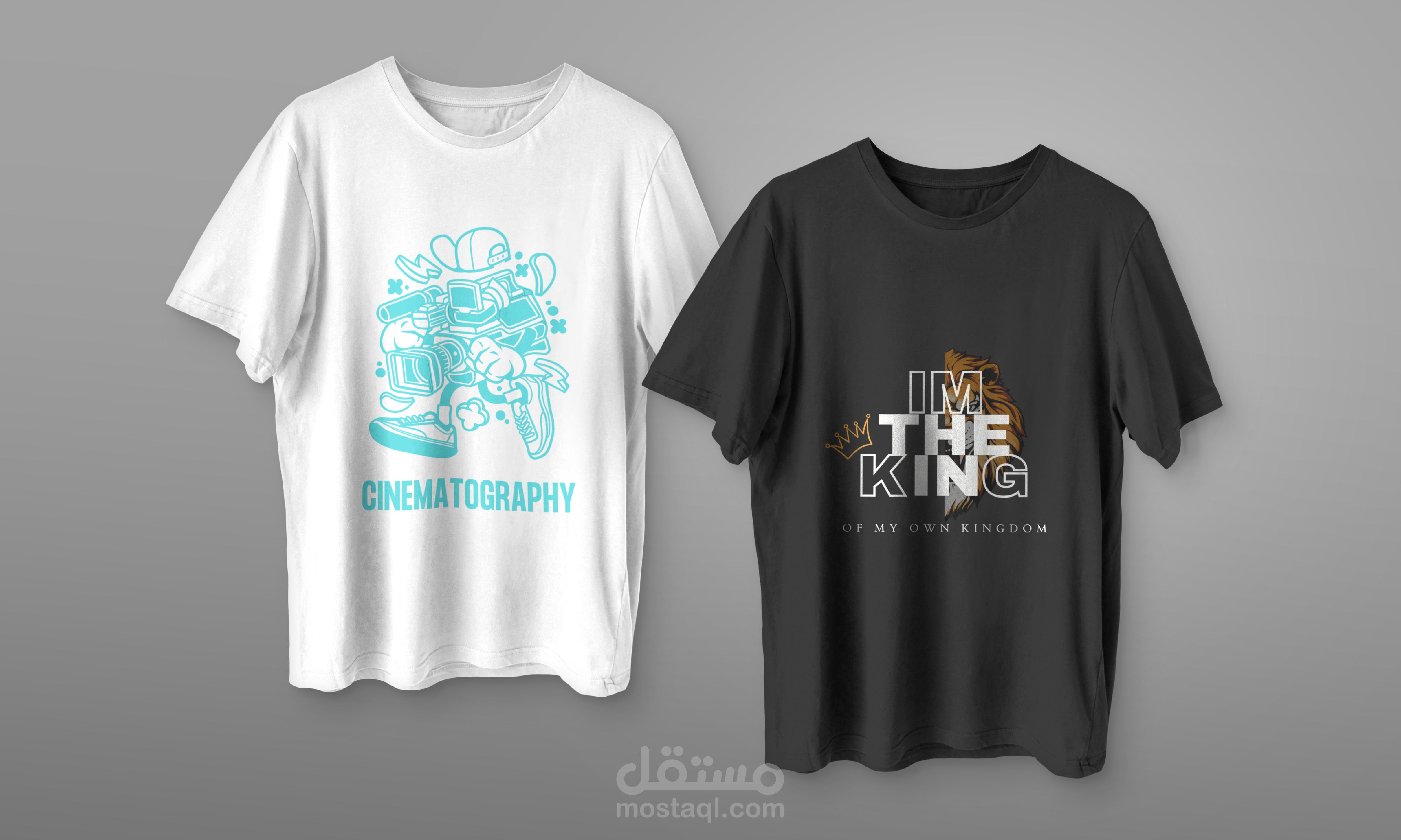 تصميم 10 تيشرتات (لطباعتها وبيعها )