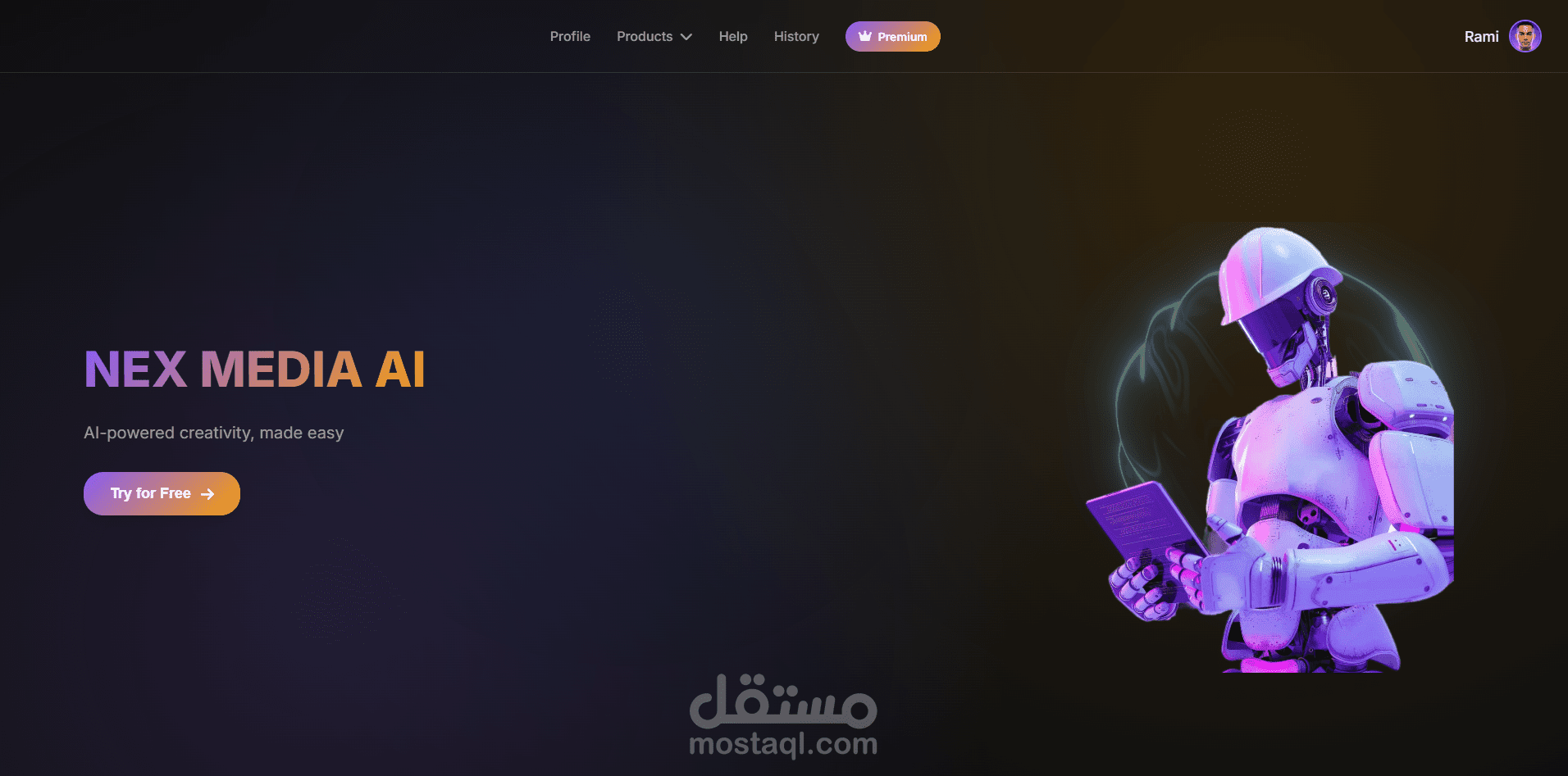 Nex Media AI – منصة ويب مدعومة بالذكاء الاصطناعي