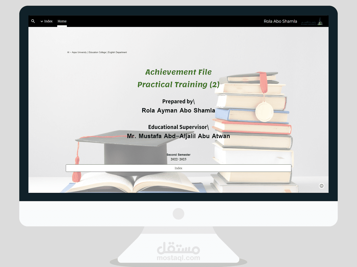 إنشاء ملف إنجاز  - Google Sites
