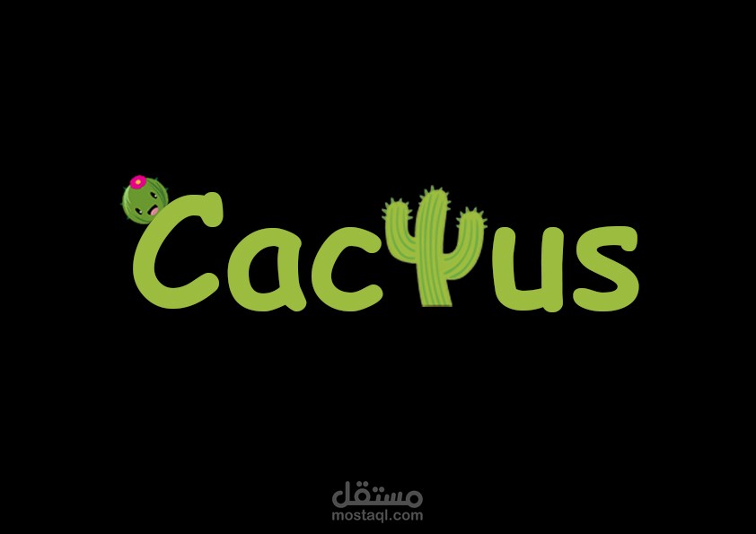 Logo for a soap industry project the name Cactus