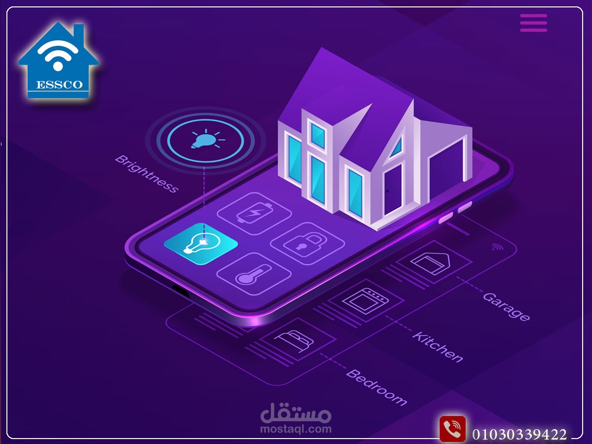 تصاميم سوشيال ميديا لشركة سمارت هوم