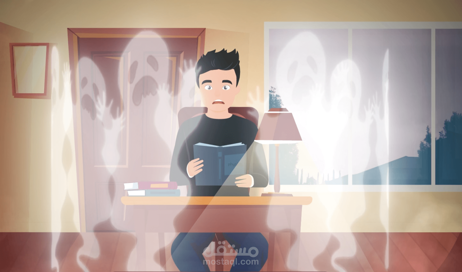 تصميم فيديو موشن جرافيك إعلاني لمُدرِّس فيزياء