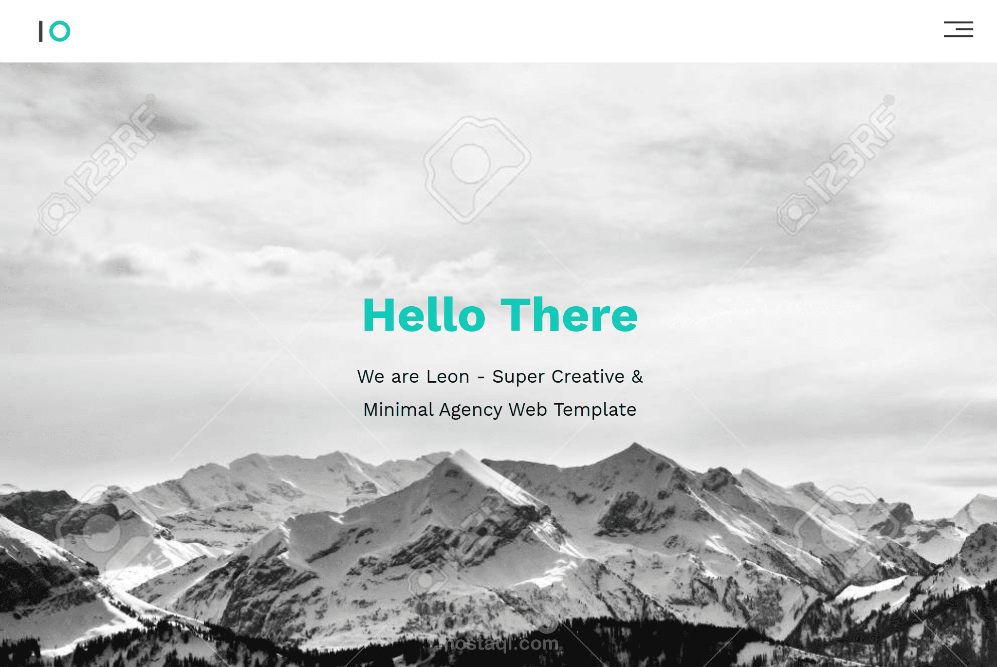 صفحة هبوط لموقع - Landing Page [Leon Design]