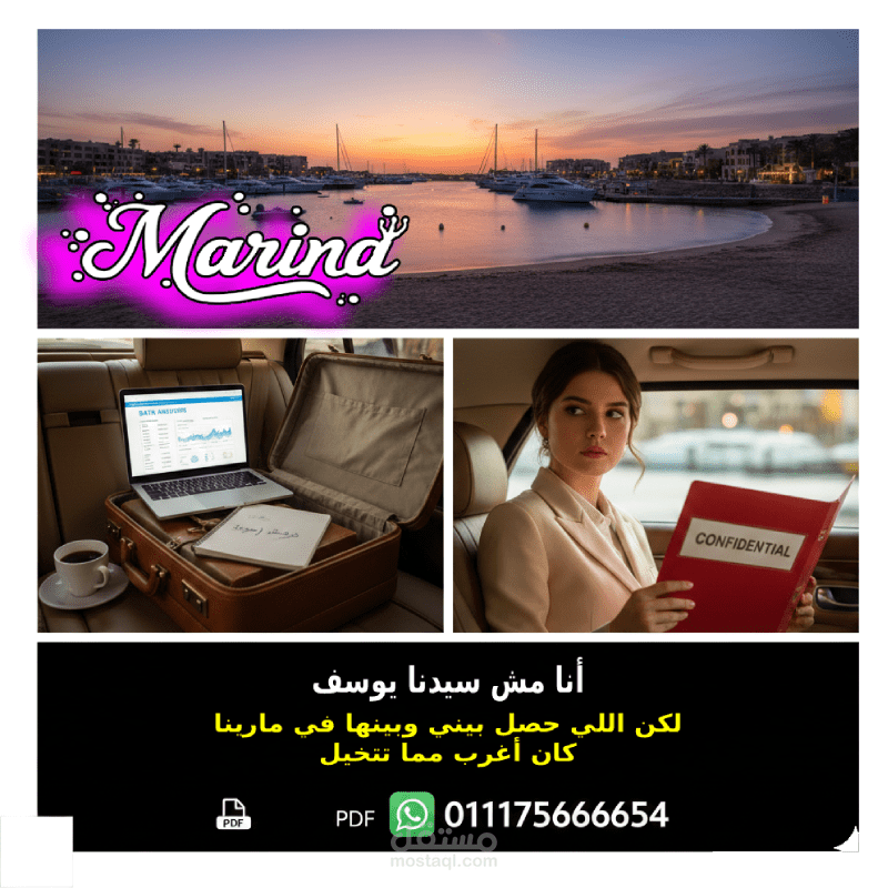 انا مش سيدنا يوسف بس ده اللي حصل في الاستثمار العقاري في مارينا انا و هي - الحلقة الاولي