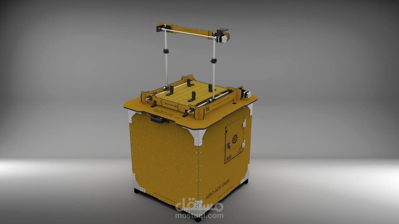 تصميم و تنفيذ الة القص الحراري cnc foam cutter