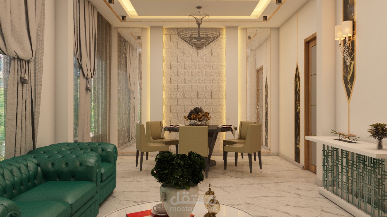 تصميم داخلي لمجلس نساء