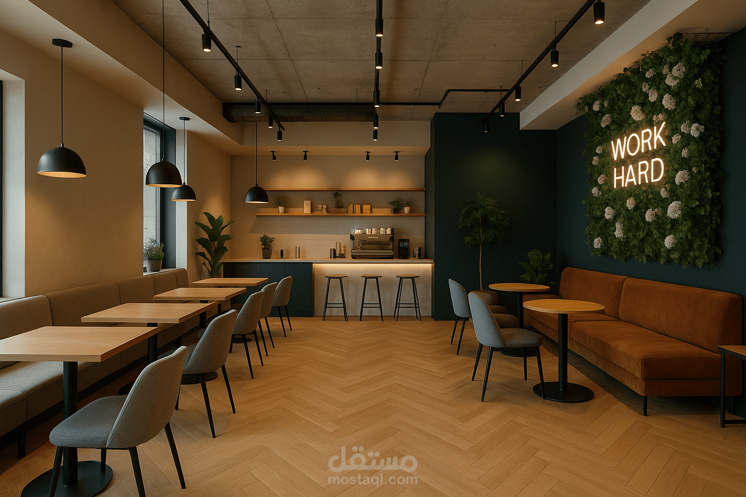 تصميم كافي شوب