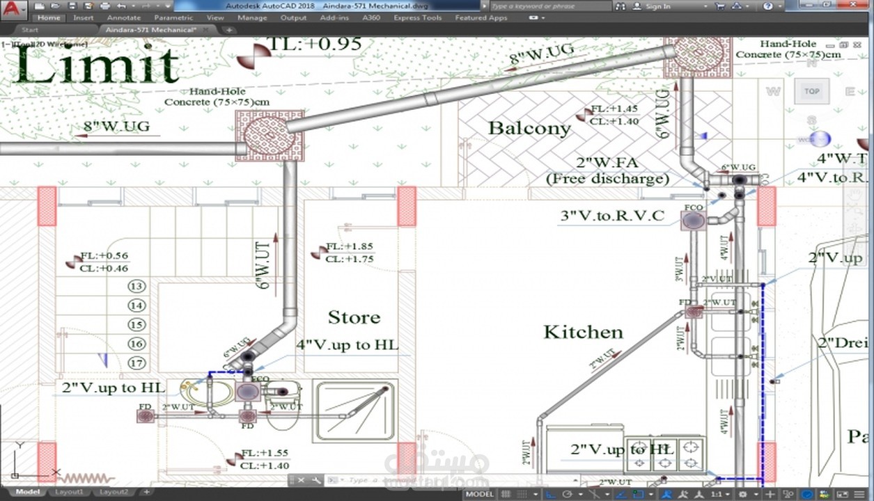 تصميم وتخطيط شبكات الصرف الصحي الصحي
