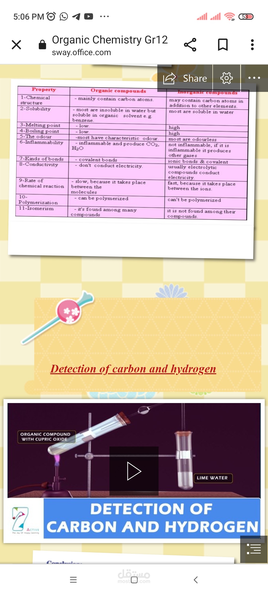 الكيمياء العضوية باللغة الإنجليزية