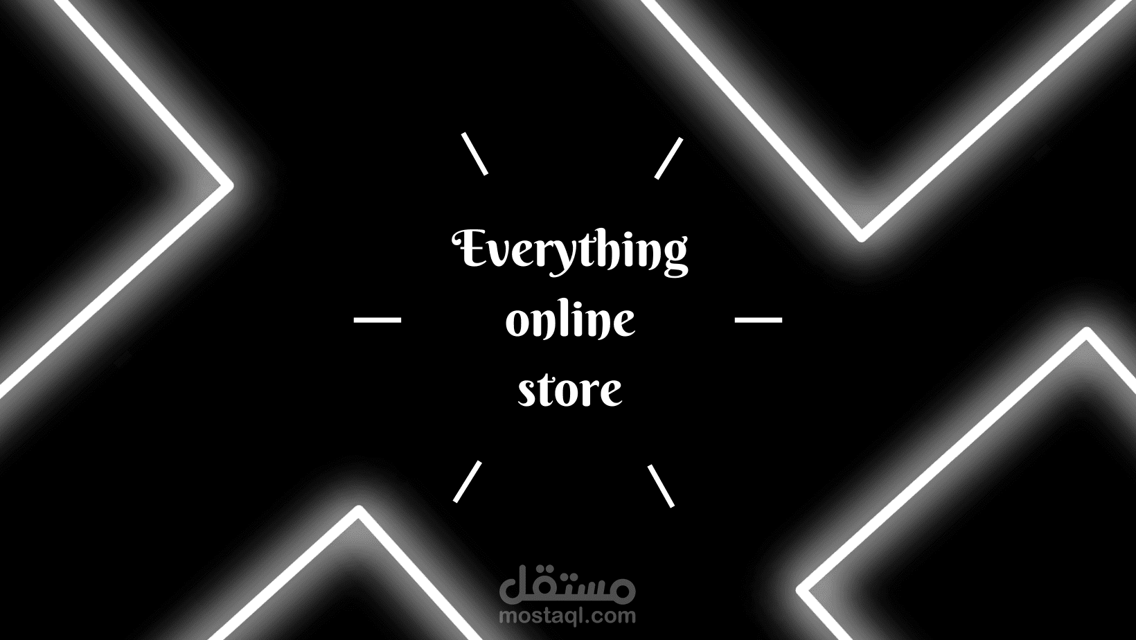 تصميم لوجو وغلاف لصفحه بيع اونلاين من على الفيس