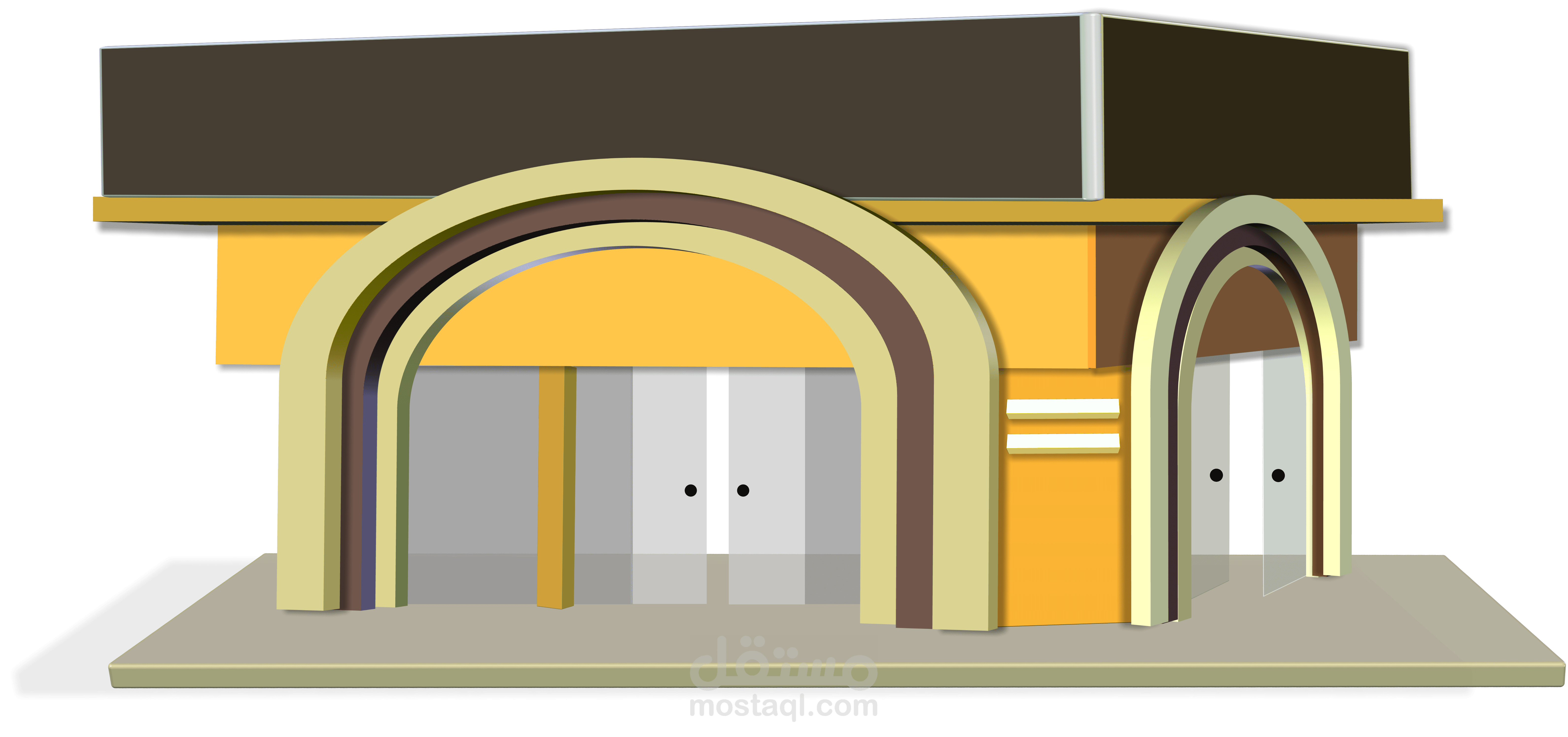 واجهه ثلاثيه الابعاد