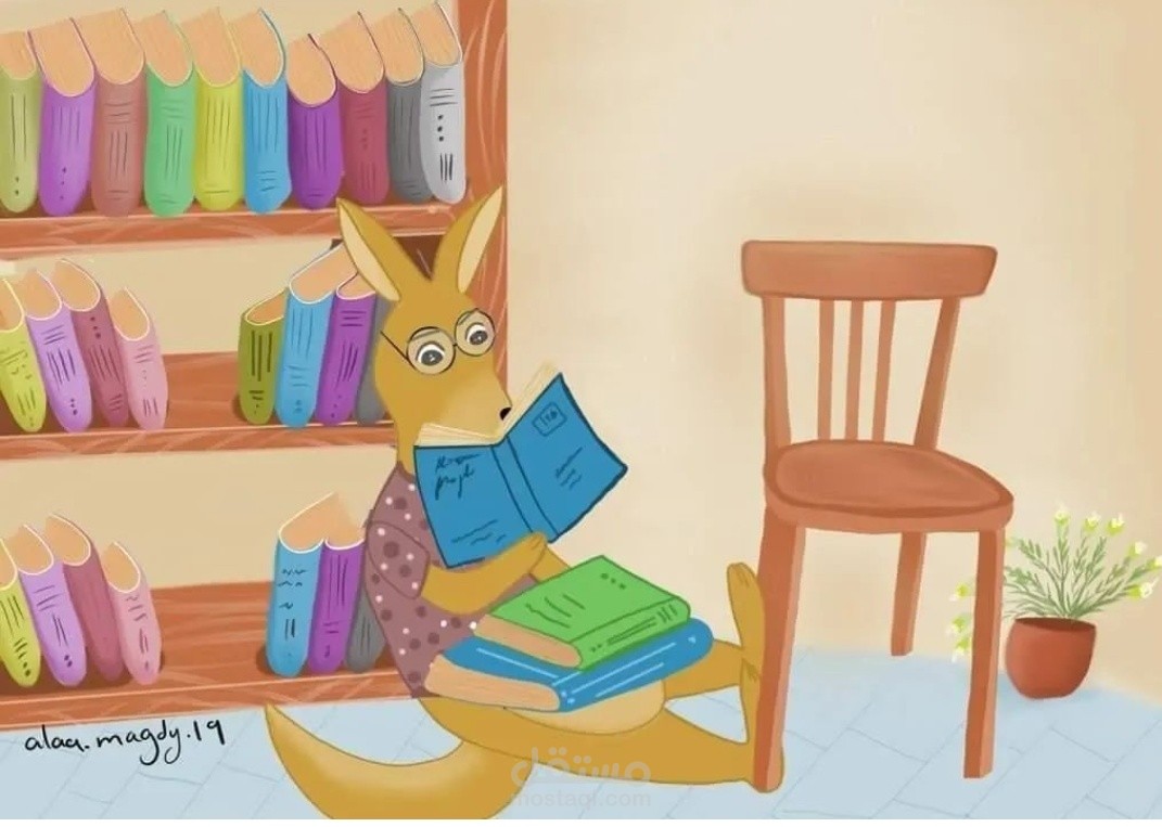 رسم قصص للاطفال