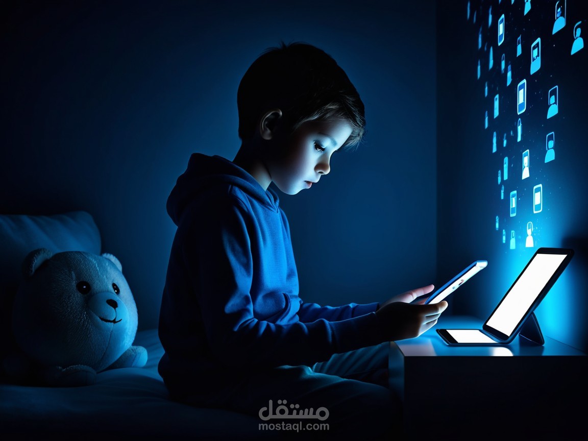 بحث شامل حول تأثير التكنولوجيا الحديثة على الصحة النفسية للأطفال والمراهقين – مدعوم بتوصيات عملية